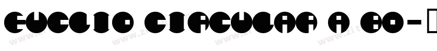 Euclid Circular A Bo字体转换